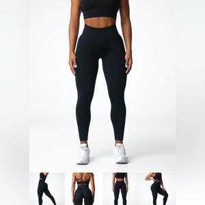 Black performance leggings